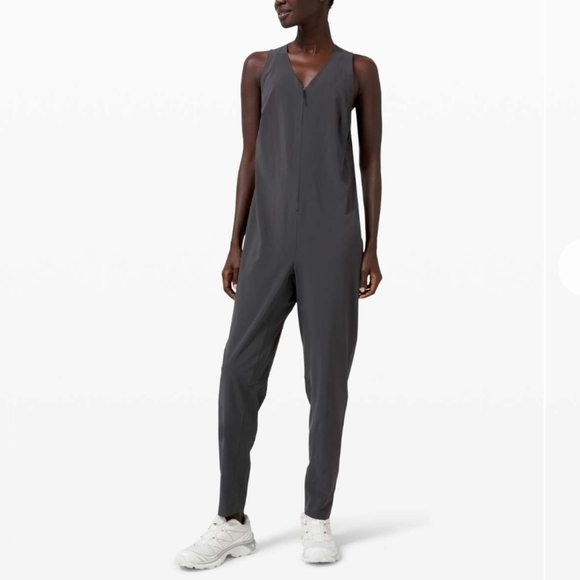 Lululemon Vindur Onesie lululemon LAB Graphite Grey Size 4. - Picture 7 of 16